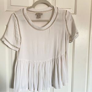 Elegant loft peplum blouse